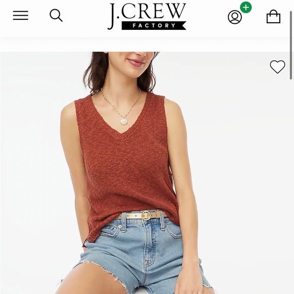 NWT V-Neck Sweater Tank - Picture 1 of 16
